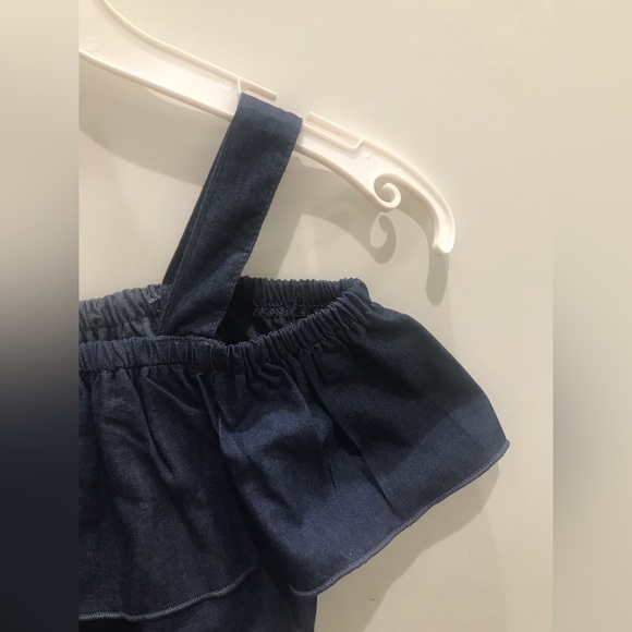 Little Girls Off Shoulder Tops Short 2 Pieces Party Summer Clothing Short Set - Picture 7 of 7